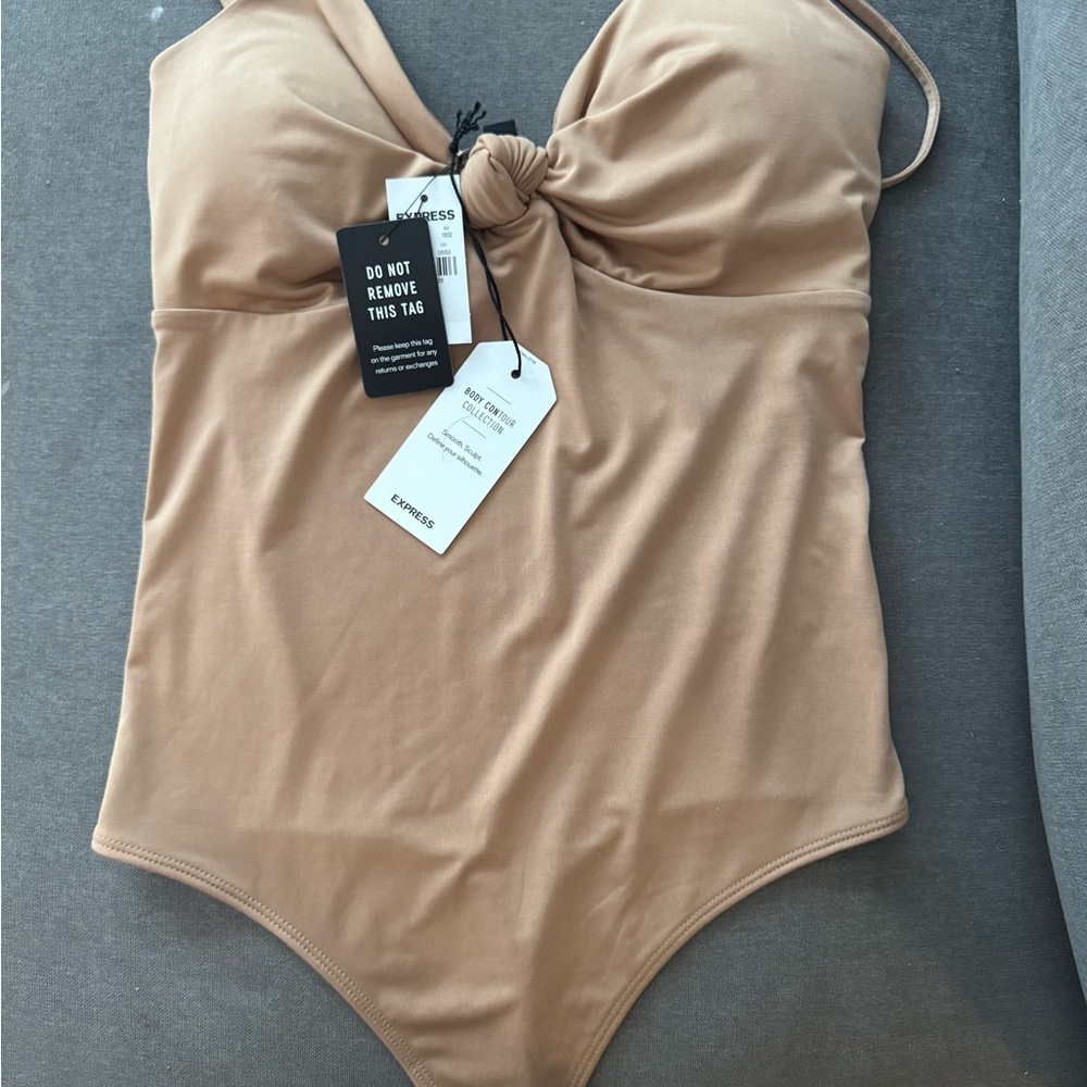 Express Tan bodysuit NWT